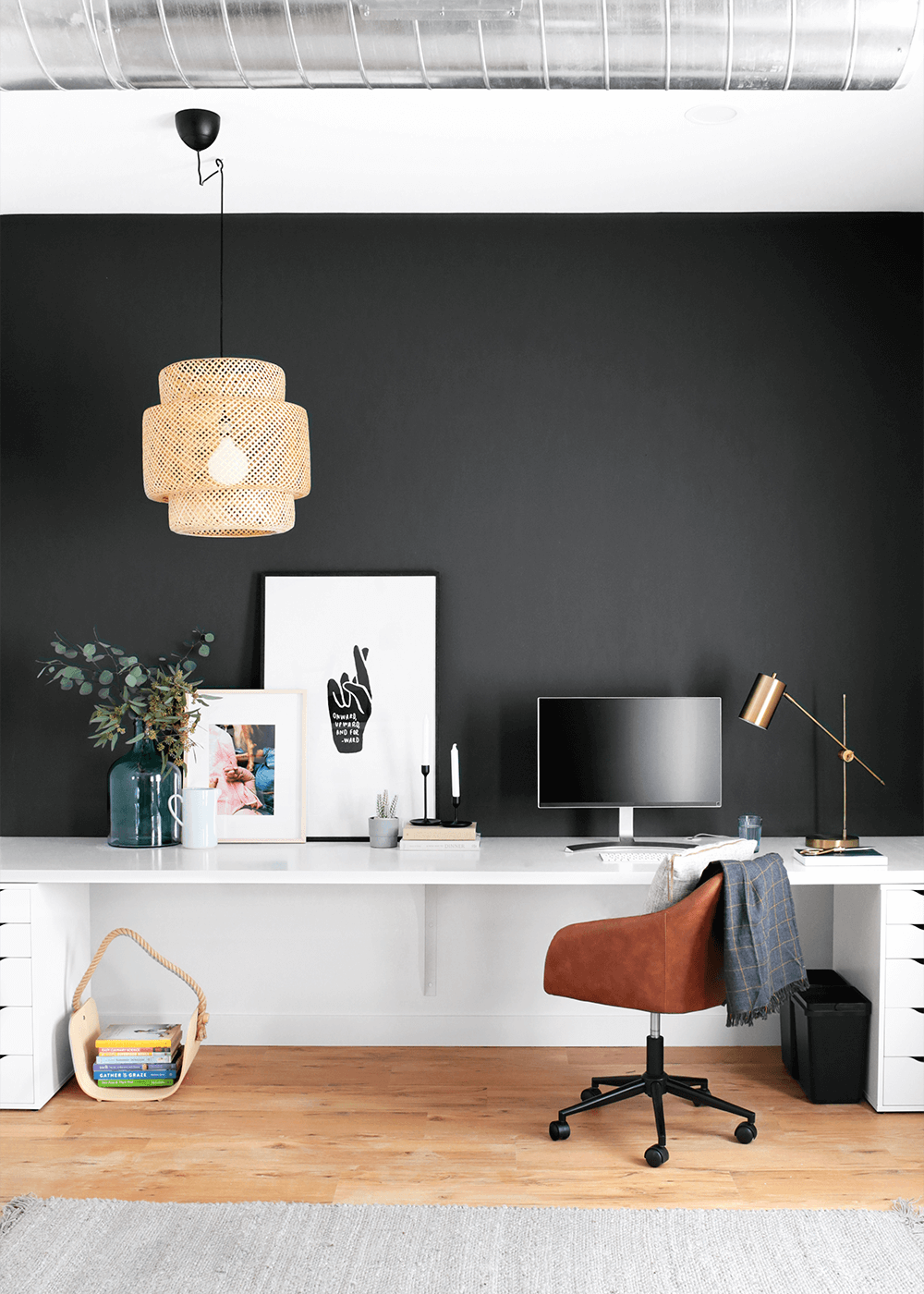 Black Home Office Ideas and Inspiration | Hunker
